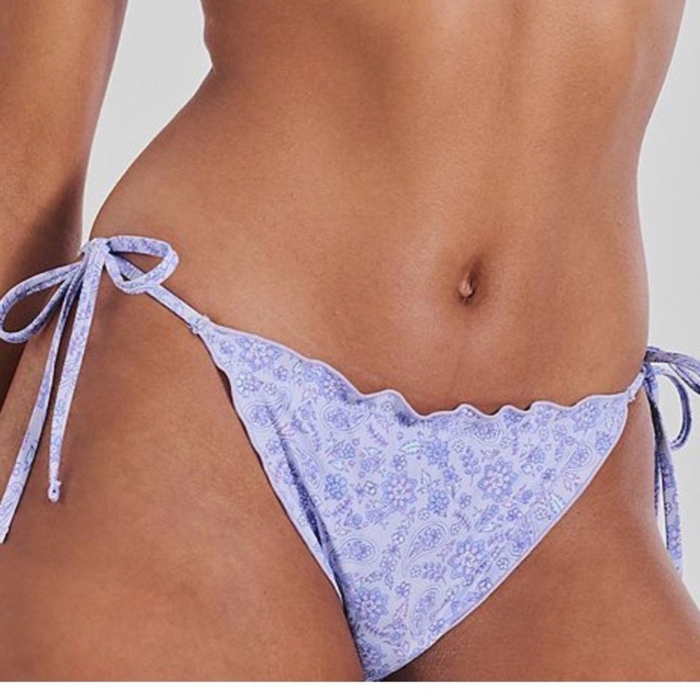 NWT, Purple Paisley Cheeky Bikini Bottom